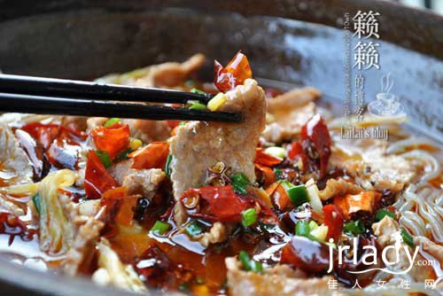 推薦香辣菜:水煮牛肉的做法| njiaren.com
