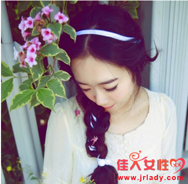 韓式編發發型圖片 春季女神必備