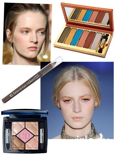 prada 2011秀場柔和的中性色眼影