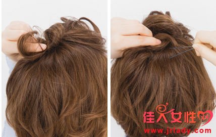 劉海怎麼紮能顯得頭發高 劉海怎麼紮發包
