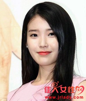 韓式圓臉直發發型 韓式圓臉直發發型