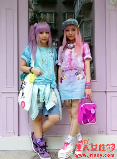 非主流服飾搭配推薦 日本街拍顯個性