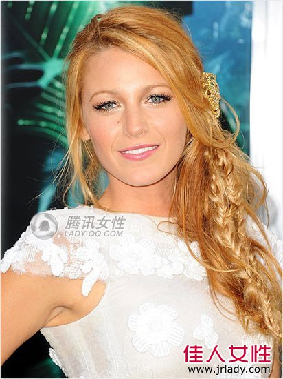 blake lively女神范兒編發 blake lively女神范兒編發