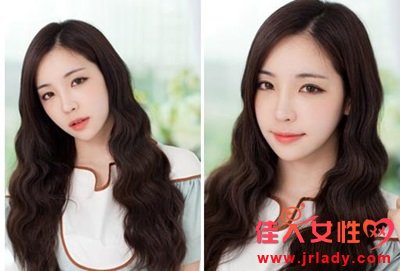 中長發蛋卷頭圖片賞析 打造清新減齡美女