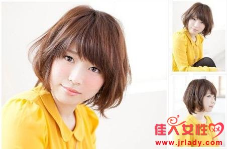女生夏季清涼短發 小清新美一夏天