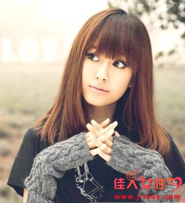女生圓臉適合什麼樣的發型 齊劉海助你修出瓜子臉