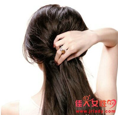 直發怎麼紮好看 學習溫婉知性發髻挽法