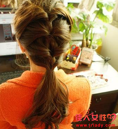 中長發怎麼紮好看 簡單編發發型圖解