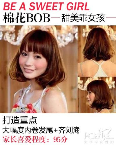 棉花BOB頭</