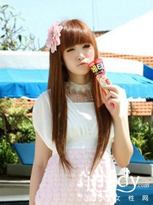 韓式發型搖身變清新小美女(組圖)