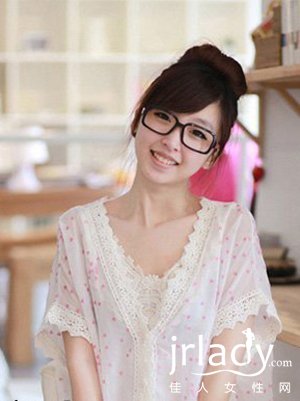 韓式發型搖身變清新小美女(組圖)