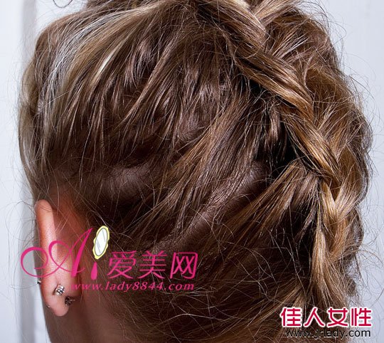 歐美式編發丸子頭 時尚感百分百