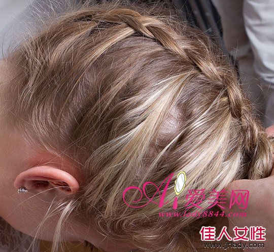 歐美式編發丸子頭 時尚感百分百