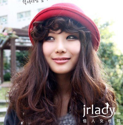 甜美長卷發發型,公主甜美長卷發圖片,甜美的卷發圖片 